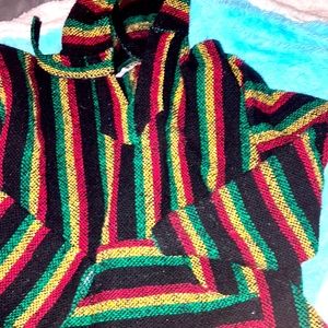 Rasta hoodie perfect for the beach